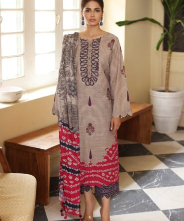 VIRSA | Printed Shawl Suit Collection 2023
