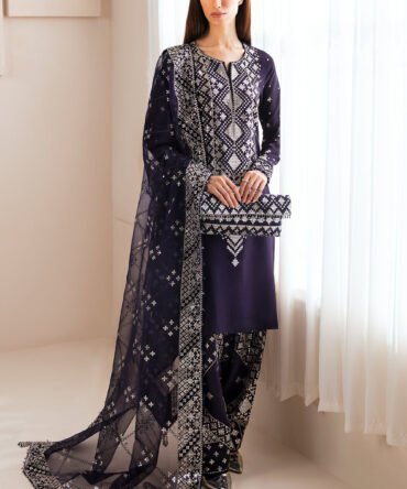 Embroidered Raw Silk Festive Edit 2024